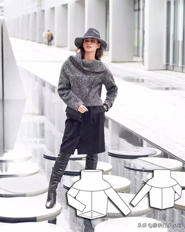 时装设计图手绘教程,服装制版图案大全