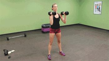 4个哑铃动作，高效解决赘肉，练出紧致好身材