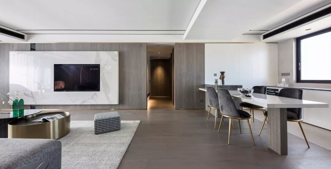 轻奢惬意舒展空间设计,141平新中式禅意设计