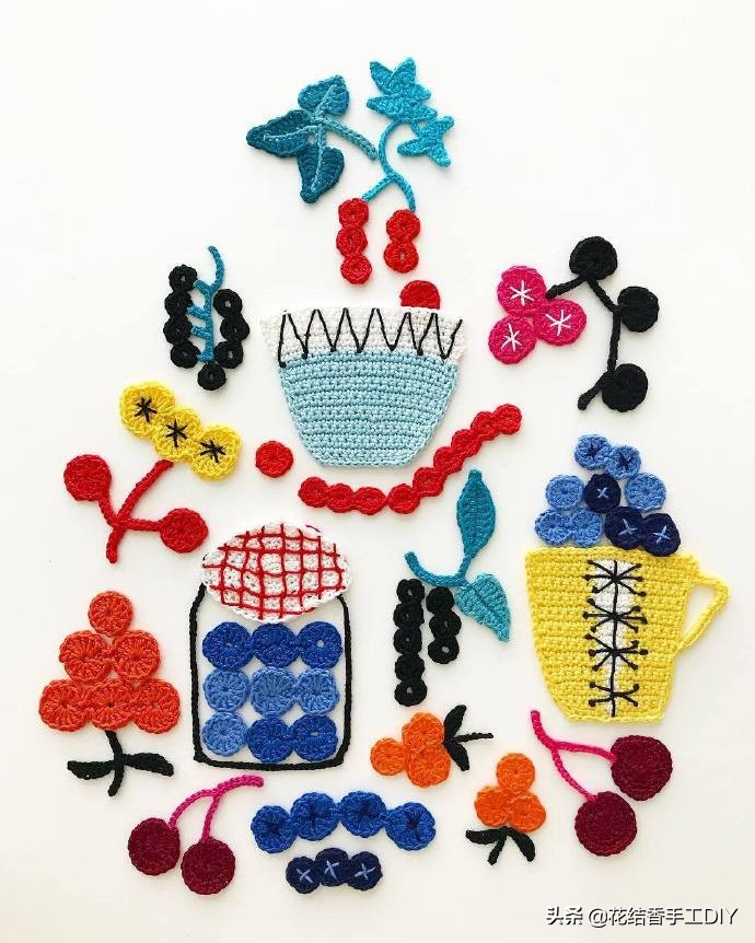 好看的手工毛线钩花,好看又好玩又简单的钩针毛线手工