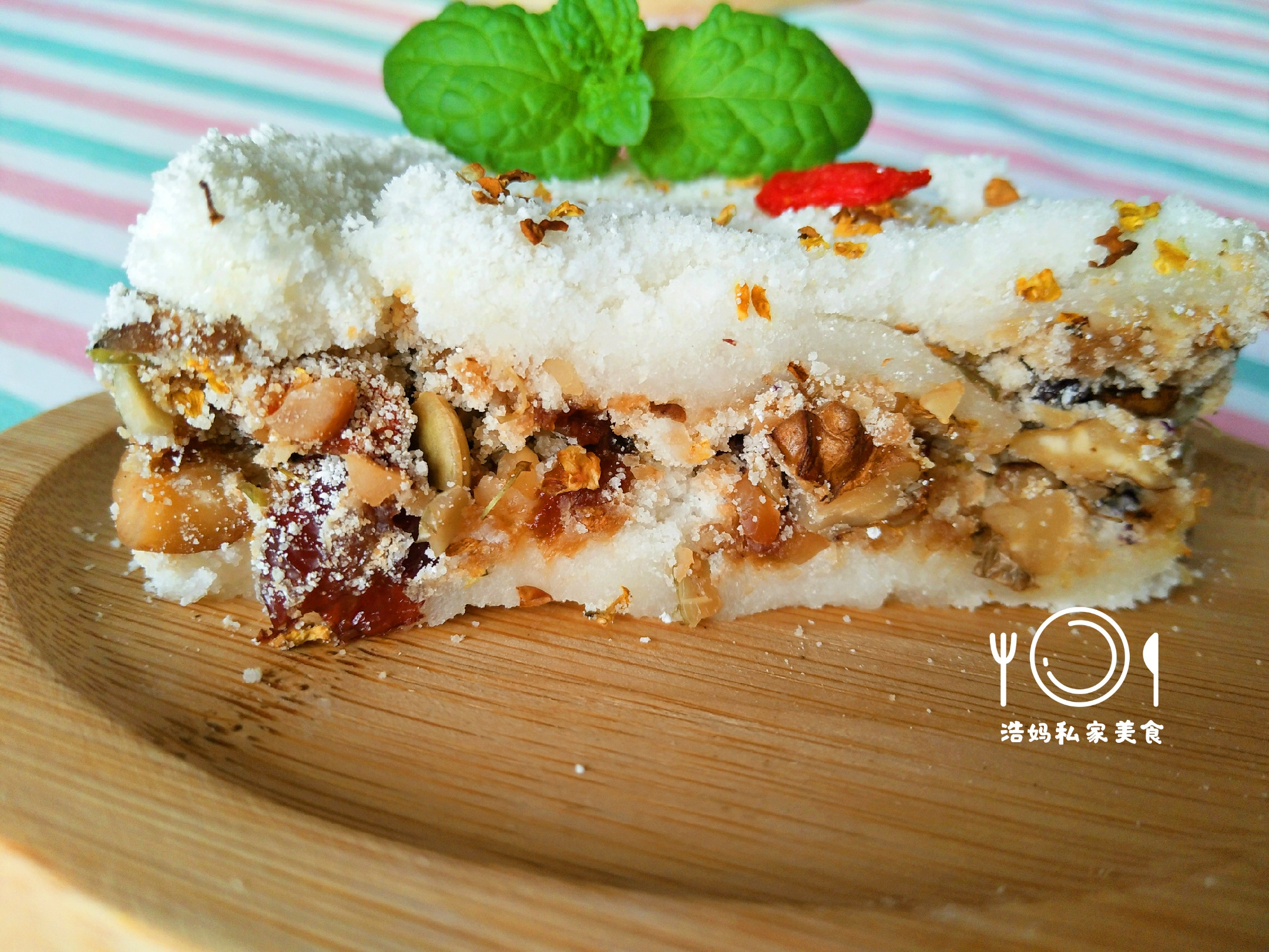 怎么用糯米粉和米粉做桂花糕,糯米粉做甜品桂花糕不用大米粉