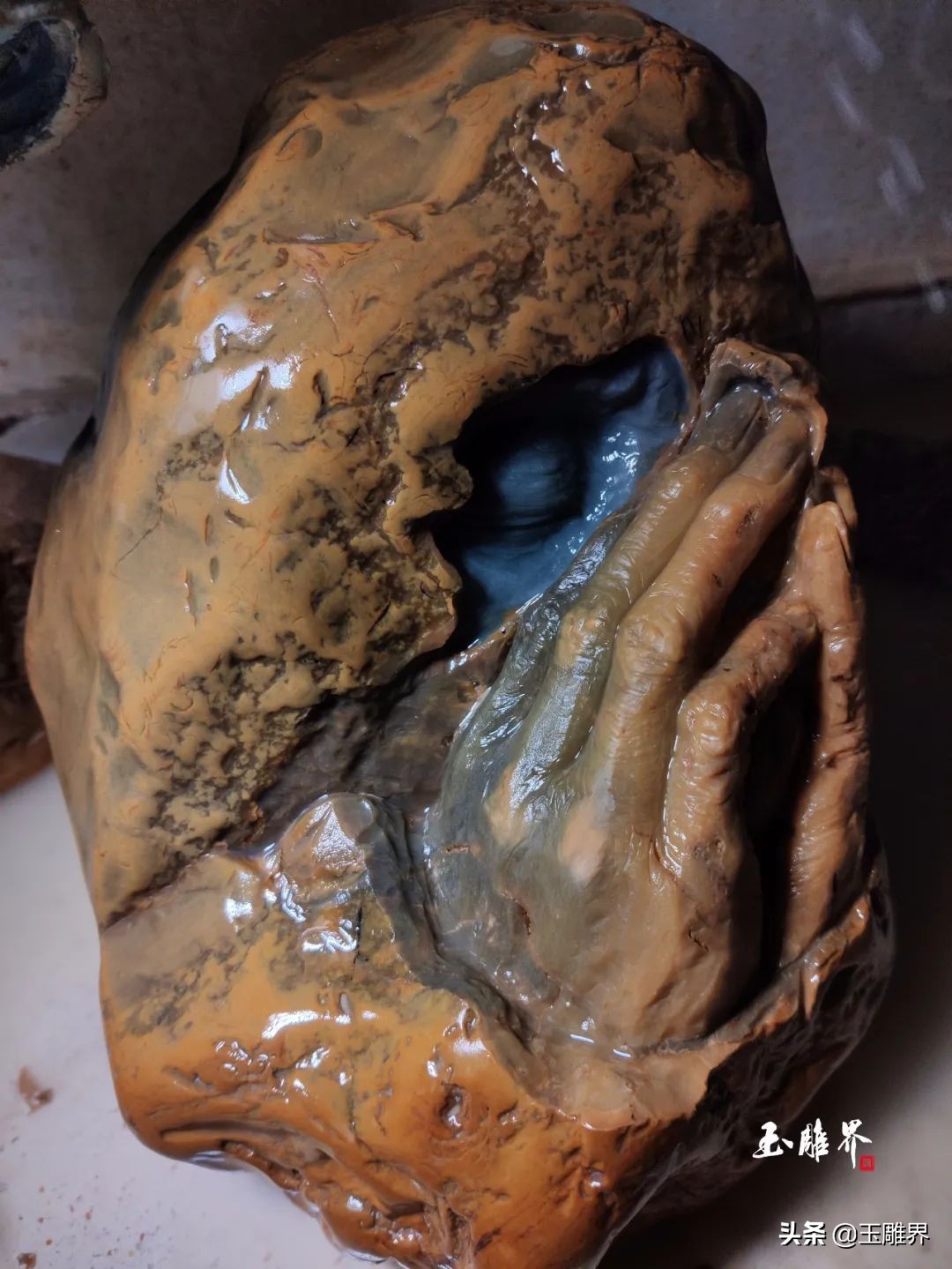 丑到极点的玉雕,丑石黄蜡石