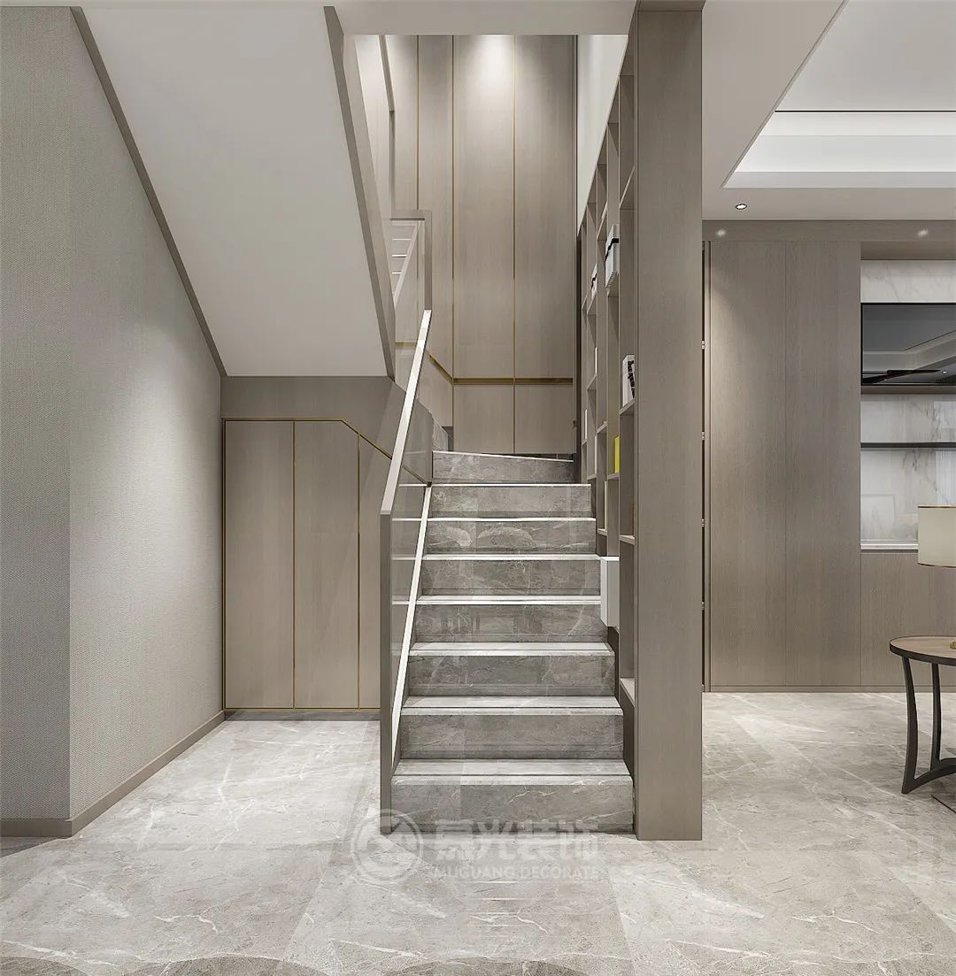 昆明叠春苑现代轻奢装修,滇池俊府126平装修效果图