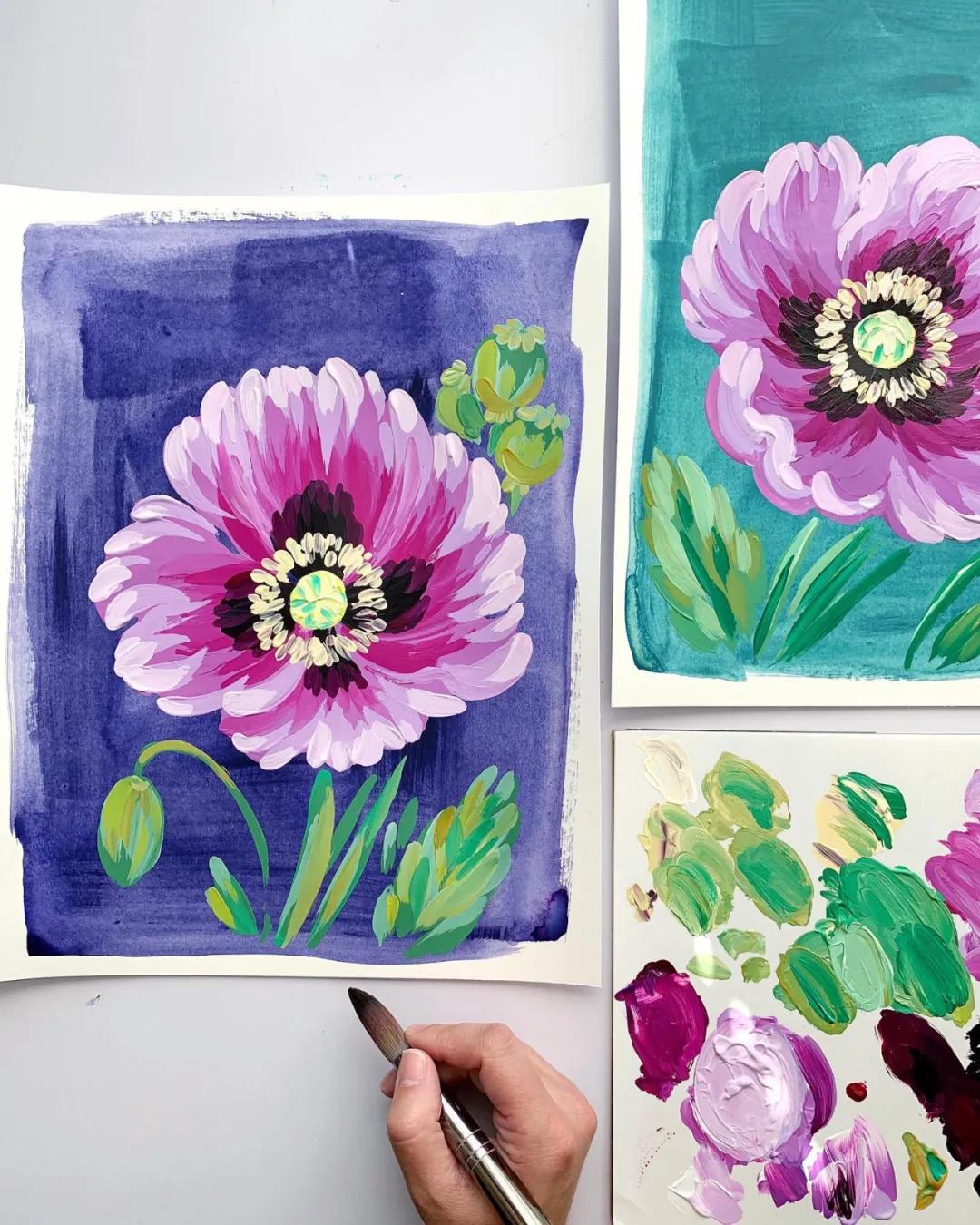 丙烯平涂的正确方法图解,丙烯大面积平涂墙面技巧