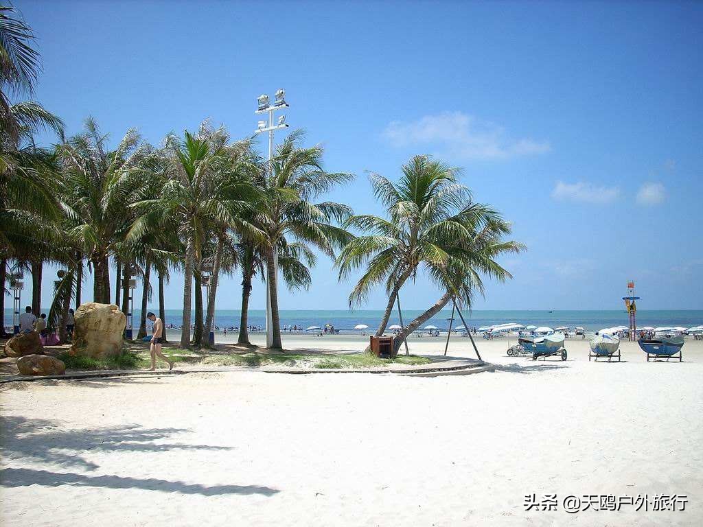 北海银滩蓝色海水在哪里看,北海银沙滩的海水清澈吗