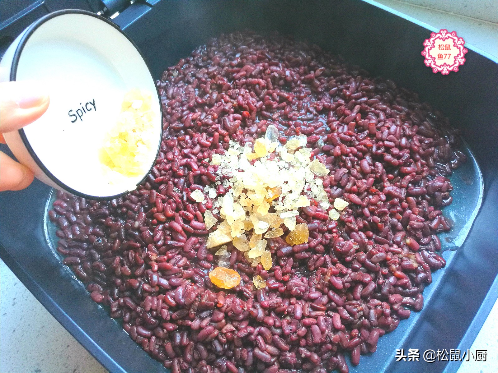 红豆馅怎么做好吃又简单,3分钟自制炒红豆馅