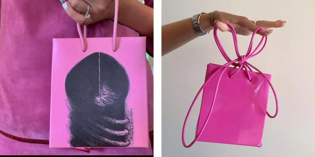 小众包包女2022新款百搭粉色,最近入手的小众包包