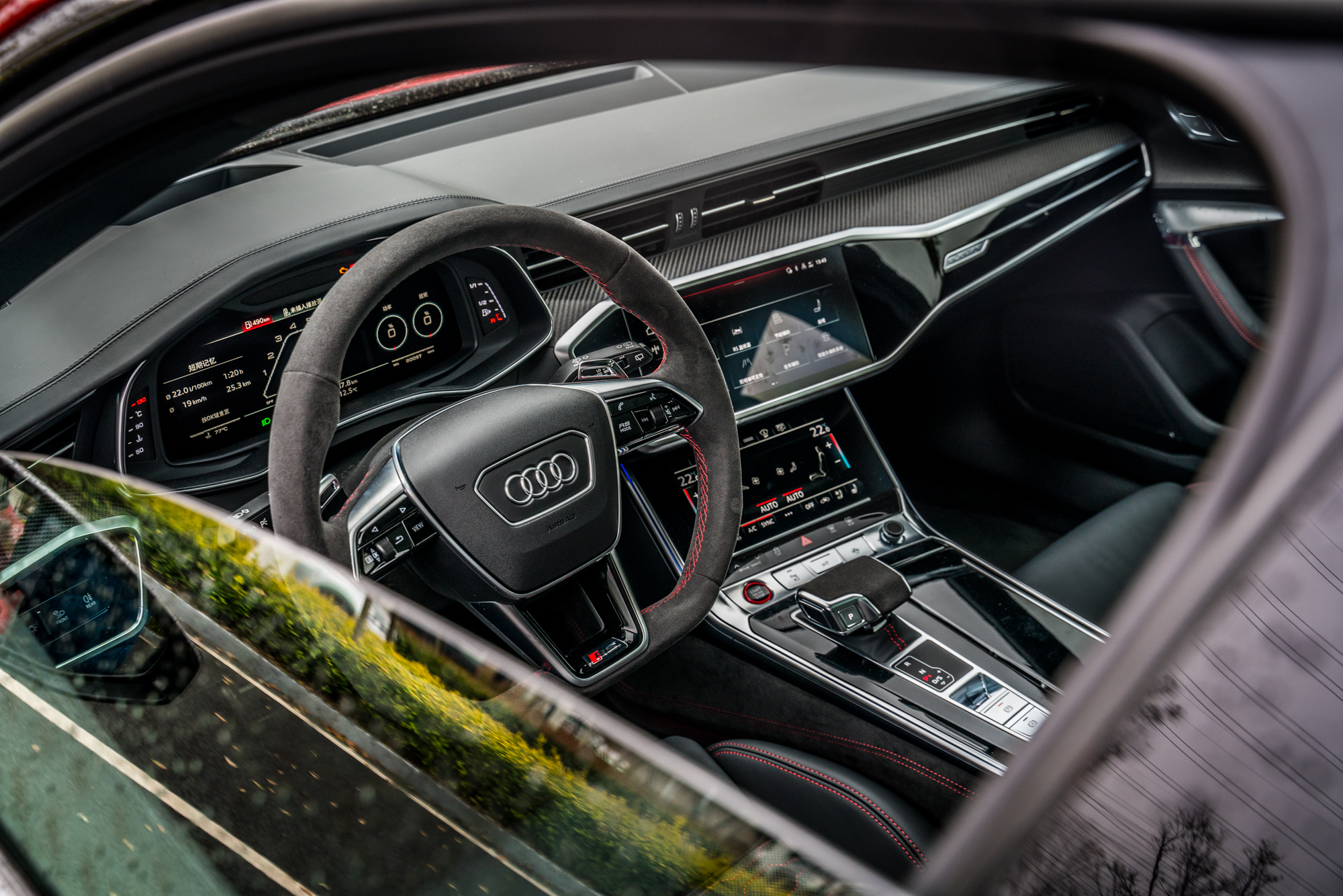 试驾奥迪rs6performance,弹弹车测评