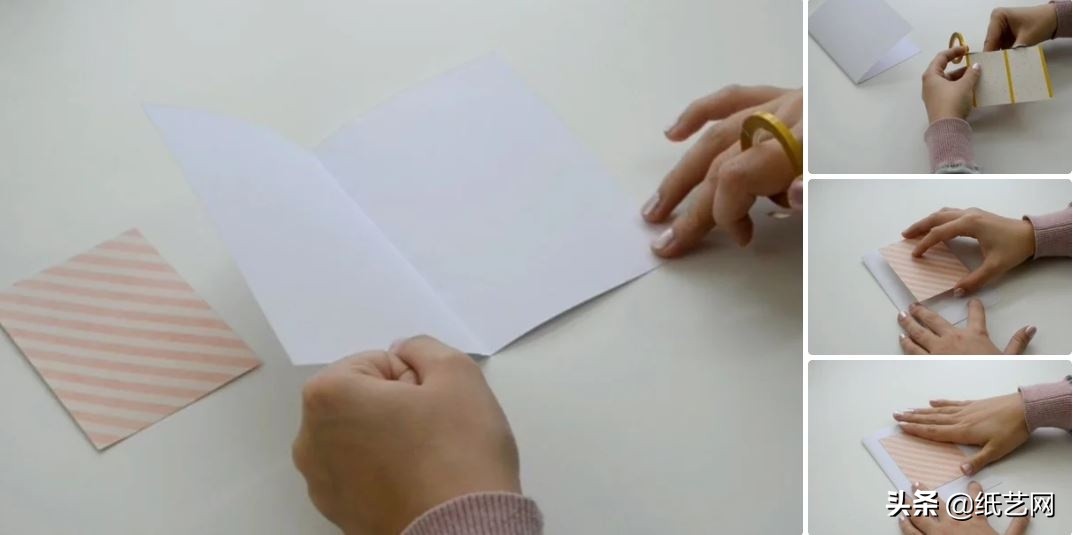 生日贺卡不用粘,生日贺卡不用双面胶特别简单