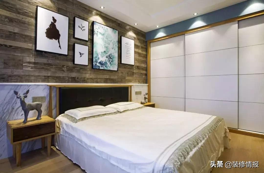 床头旁空荡荡怎么布置,卧室里床头背景怎么做好看