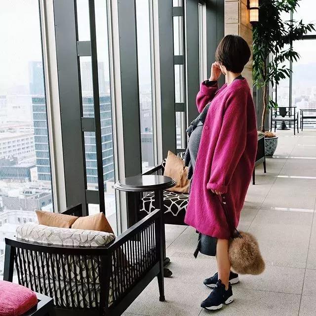 最时髦的孕妇穿搭,日本妈妈精致穿搭