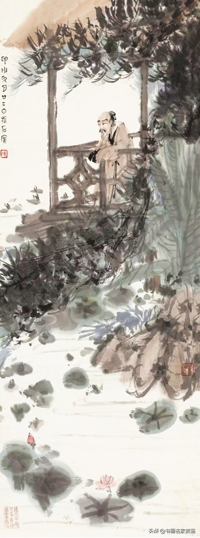 傅抱石大师作品图片,中国画坛巨擘