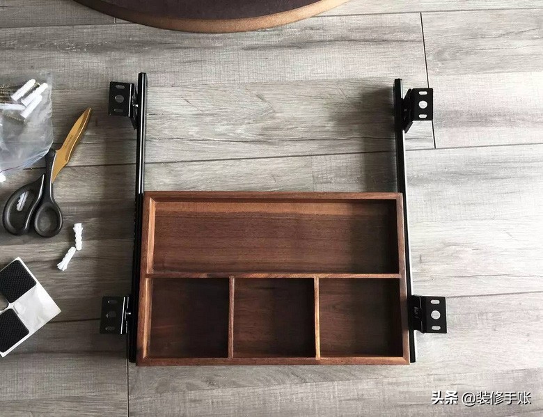 茶几抽屉收纳自制方法,茶几一个抽屉安装教程