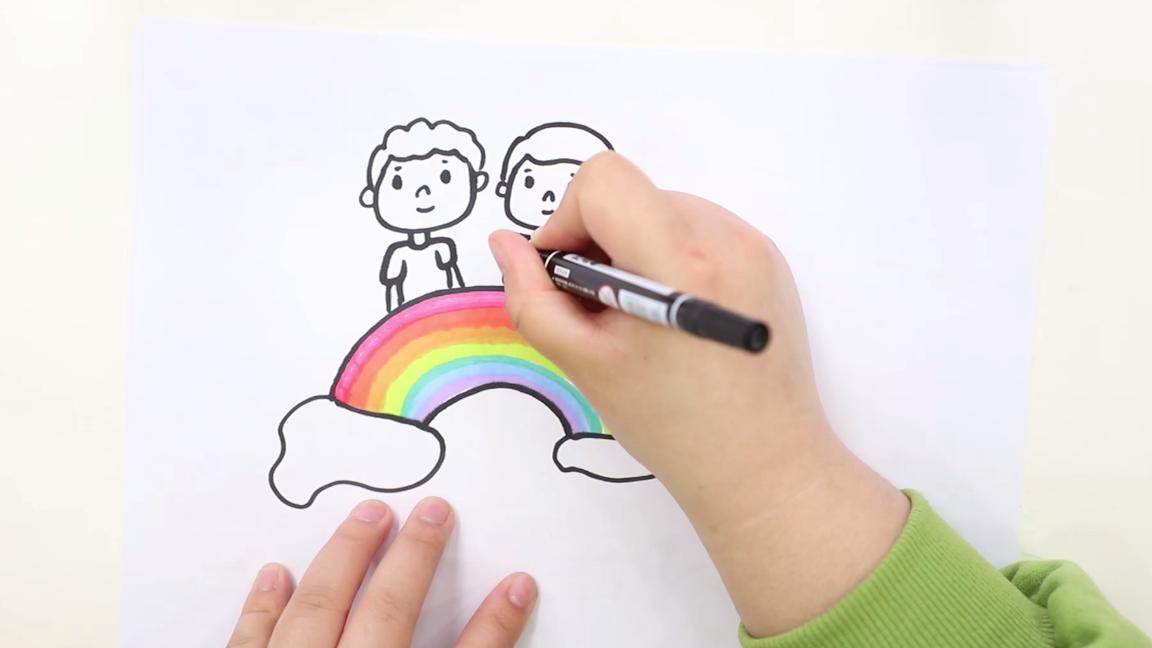 七彩的梦图片,七彩的梦主题画