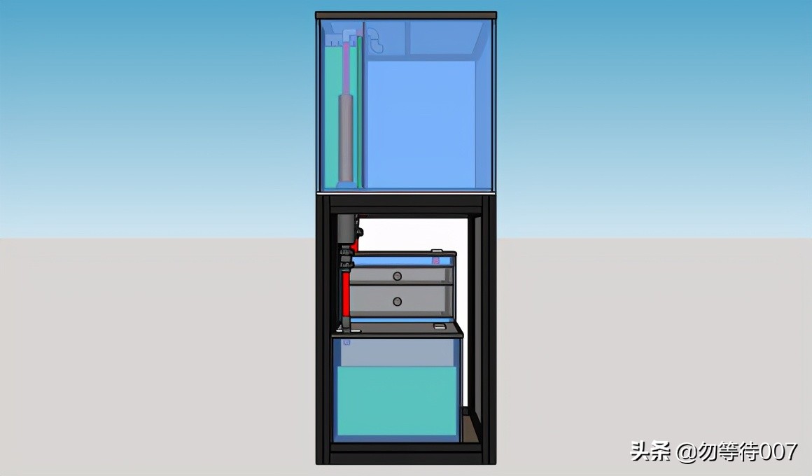 6060型鱼缸底滤,6060底滤缸用多大水泵