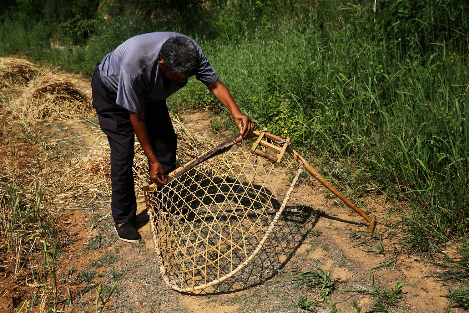 割麦神器大全视频,农民割麦用什么神器