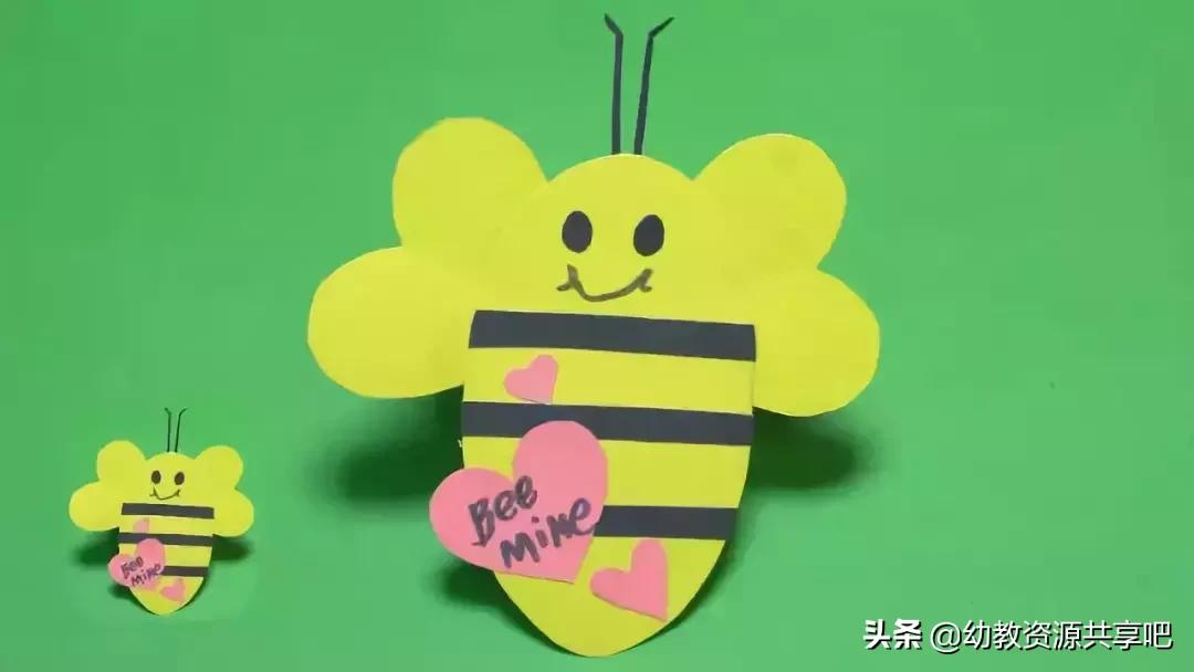 小蜜蜂手工制作可以戴头上的,小蜜蜂手工制作大全图片