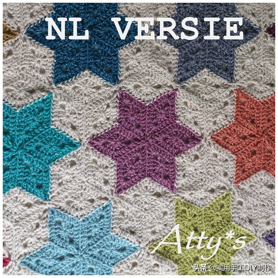 流苏水草花帽子钩针编织教程,六角垫子的钩织教程