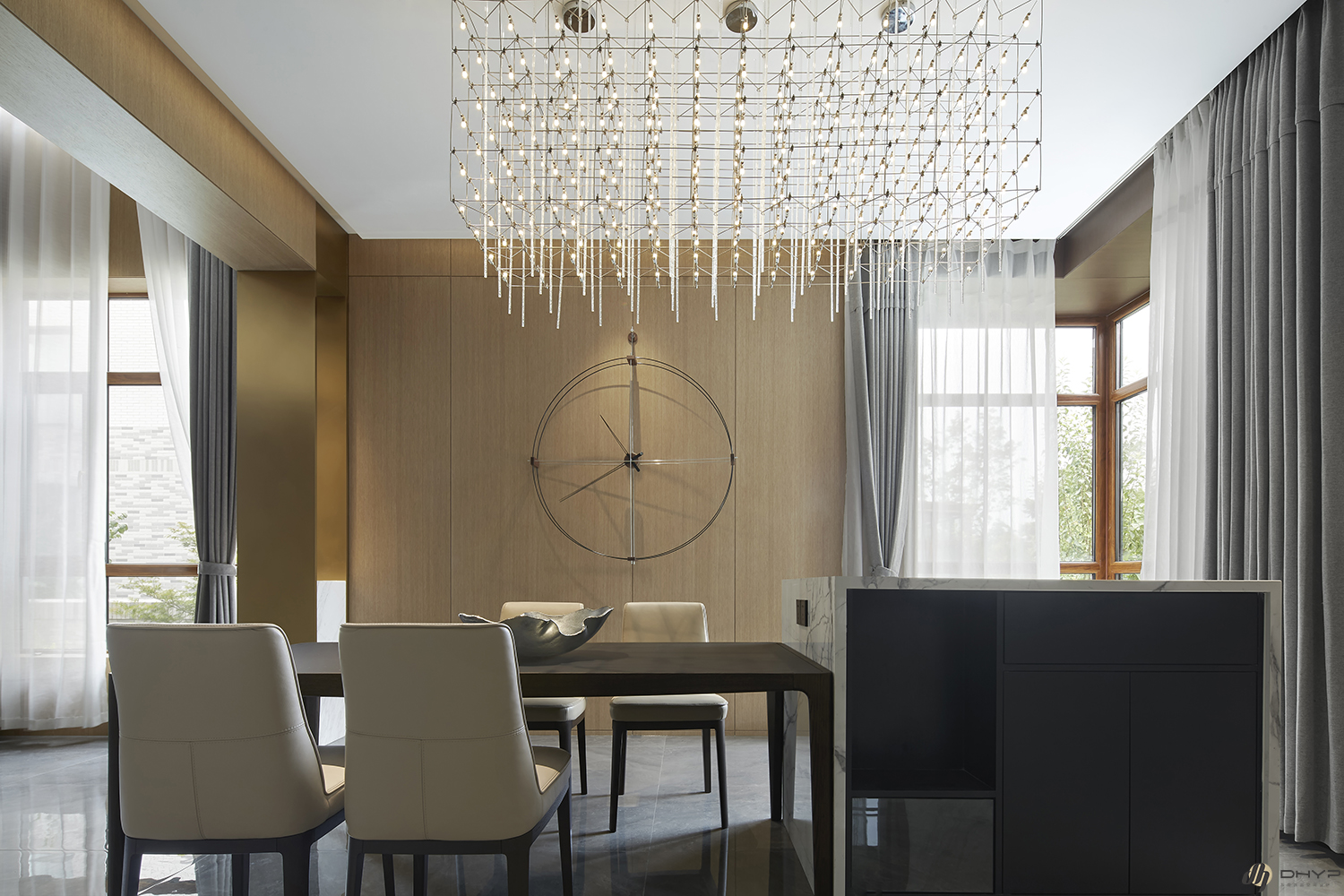 450平别墅简约轻奢风格,450平别墅装修现代轻奢