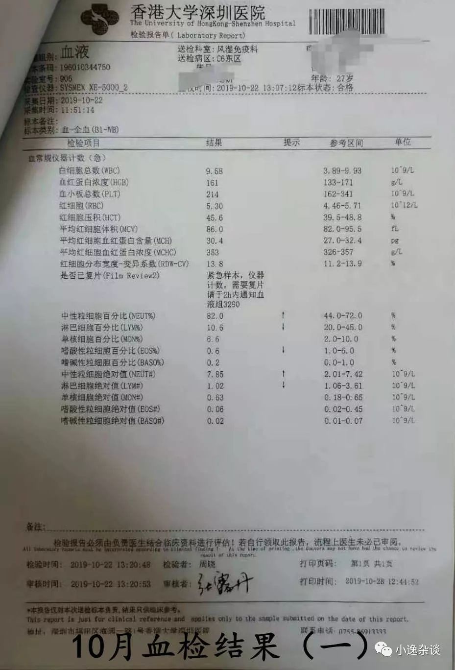 皮肌炎回忆录（十）