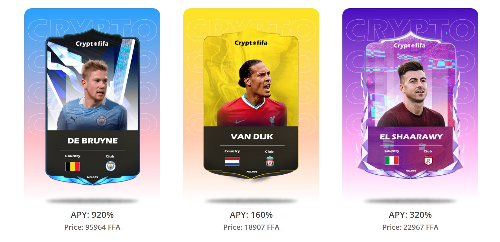 nft球星卡牌,cryptofifa