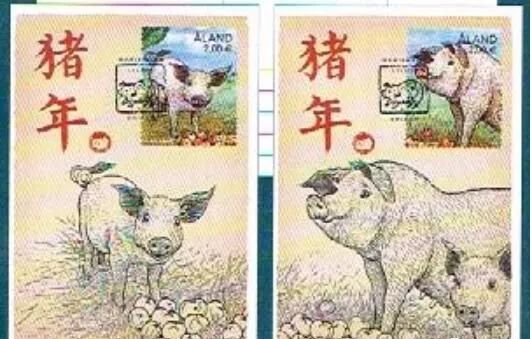 2019己亥年生肖邮票珍藏,猪年己亥年邮票