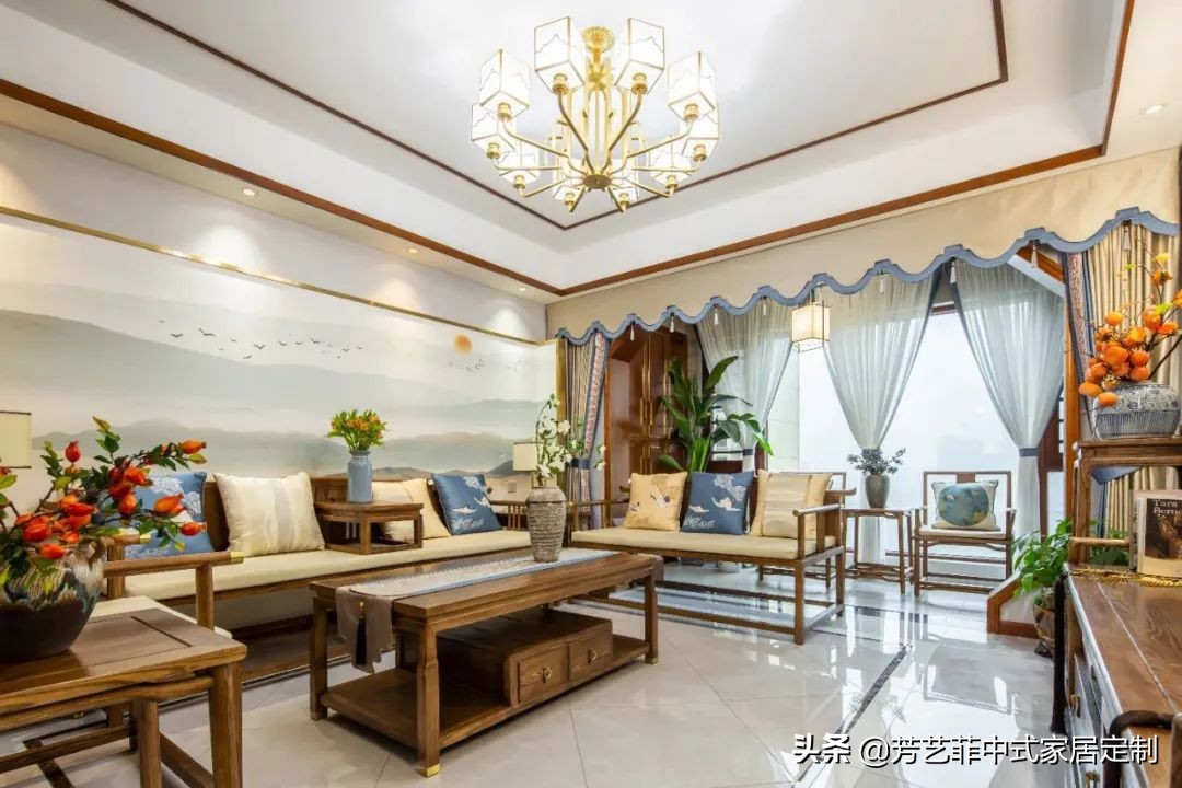 新中式家具简单大气图,新中式家具秀气