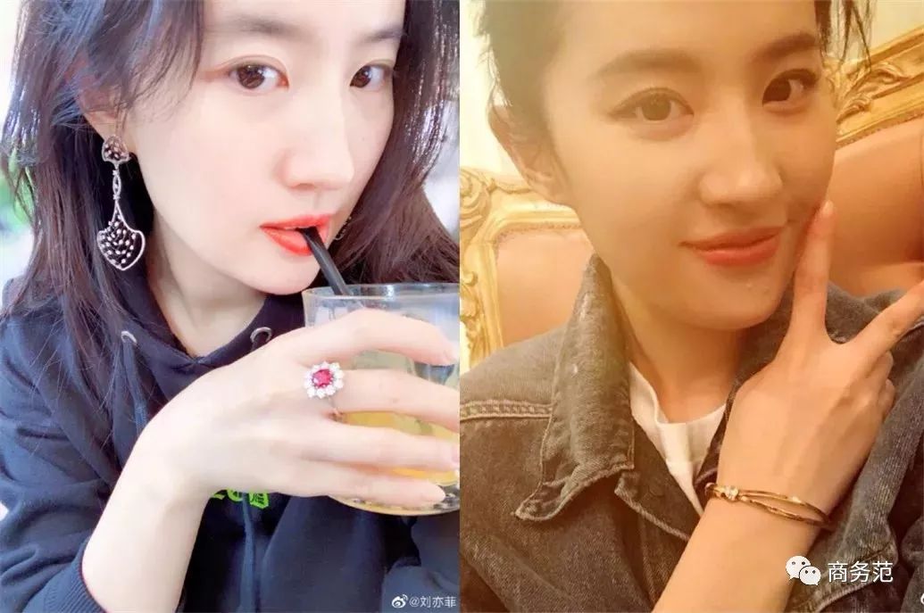 刘亦菲尚美头冠,刘亦菲黑色礼服戴皇冠迪奥