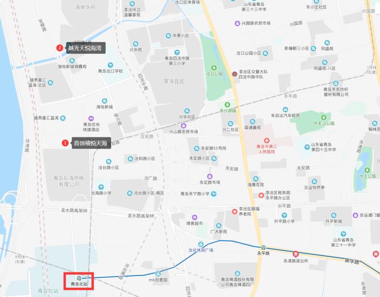 青岛地铁八号线支线楼盘,青岛地铁八号线南段走势图