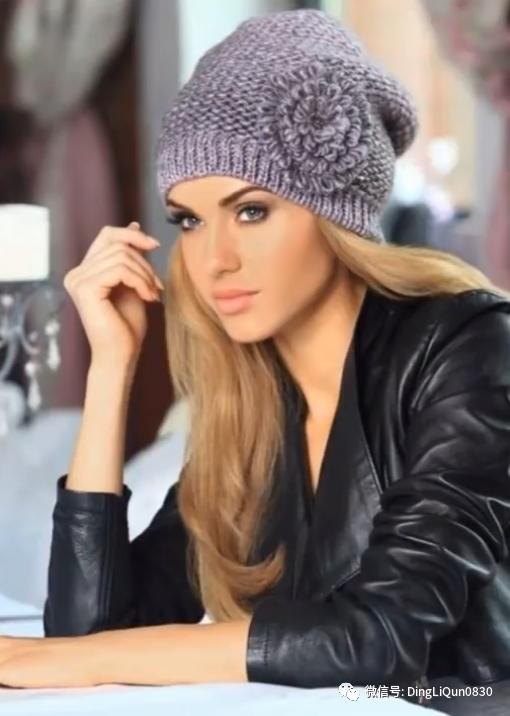 针织帽子简单款好看的,纯手工针织年轻人戴的帽子教程