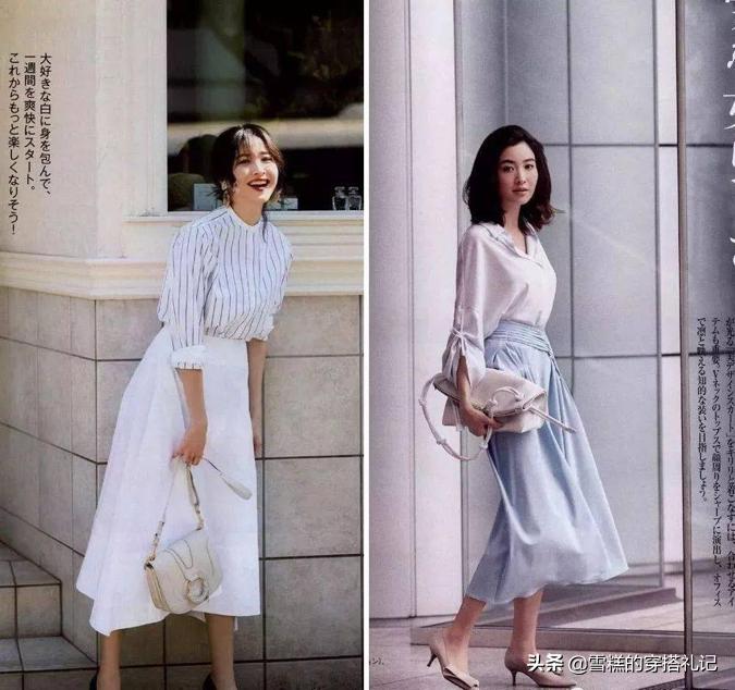 伞裙怎么搭配显高显腰瘦,伞裙搭配什么上衣最好显腰细