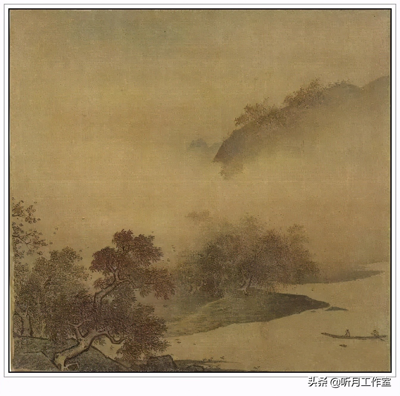 宋代画家李唐的画,南宋绘画四大家人物画