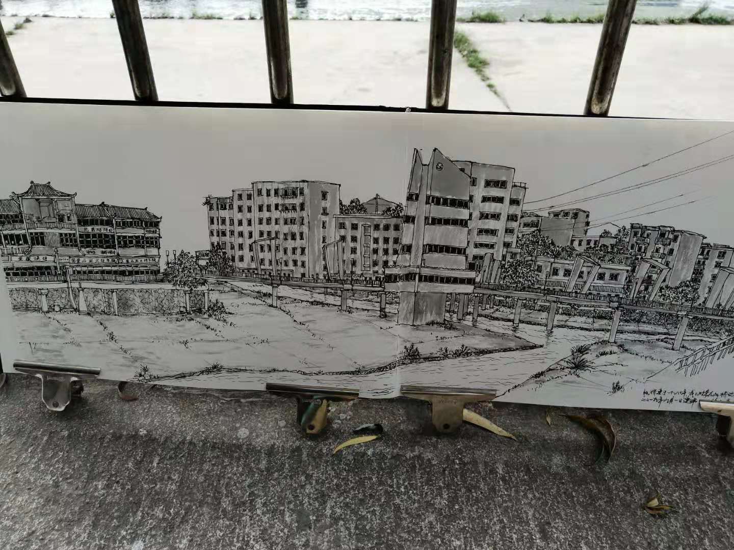 钢笔写生中速写之我见及点、线的实际应用技巧