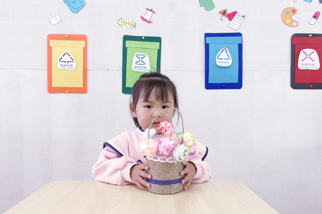 绿色环保创意变废为宝幼儿园手工,春天亲子变废为宝手工活动