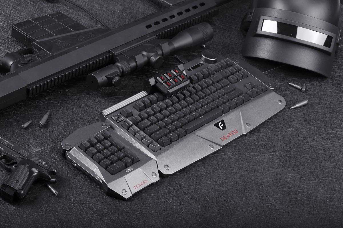 迪摩f4键盘设置,迪摩f4机械键盘深空灰