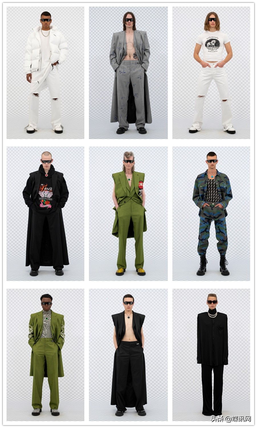 vetements薄款厚款,复古赫本风男衣服