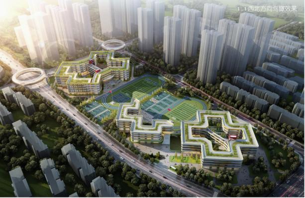 郑州市金水区庙李中小学建设项目/哈尔滨工业大学建筑设计研究院