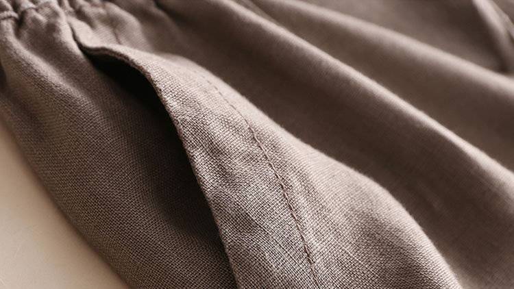 亚麻垂感显瘦阔腿裤,新款亚麻显瘦高腰阔腿裤