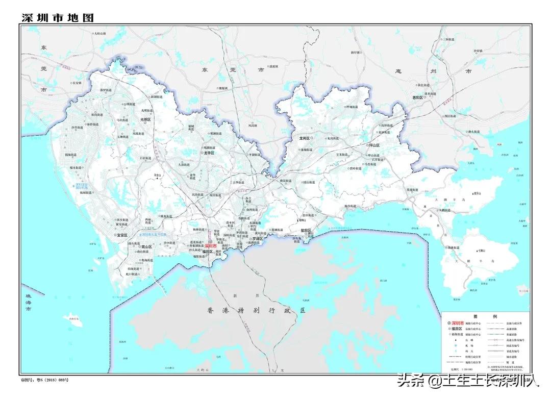 这些深圳老地图,见过一张就算你厉害
