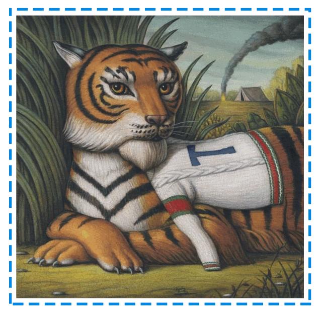 lv双肩包动物园,虎头背包动物园