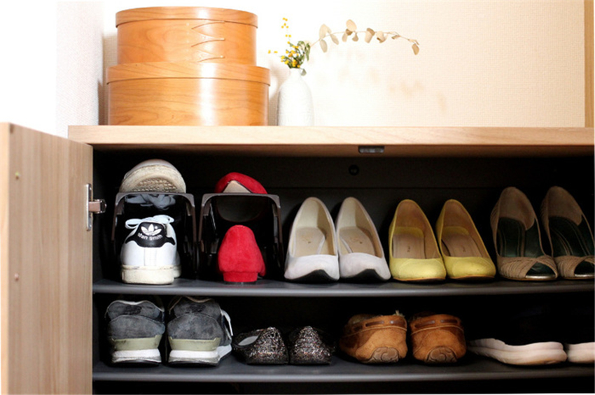鞋柜乱糟糟怎么办生活小妙招,门口鞋柜收纳少有什么改变妙招