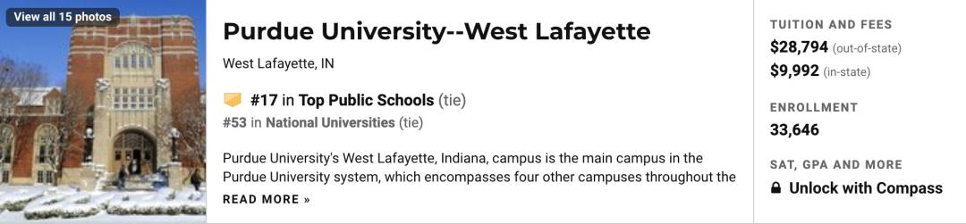 2021年美国康涅狄格大学排名,2023年usnews全美公立大学排名