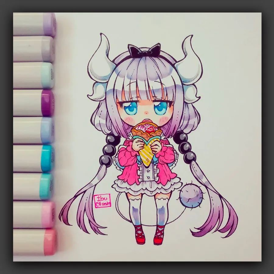 卡通动漫人物绘画素材9-12岁,绘画学习图文