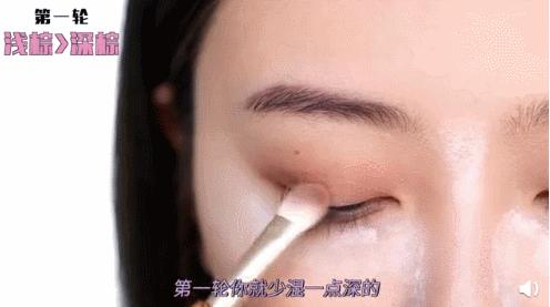 王鸥异瞳猫眼妆,单眼皮超好看的猫眼妆