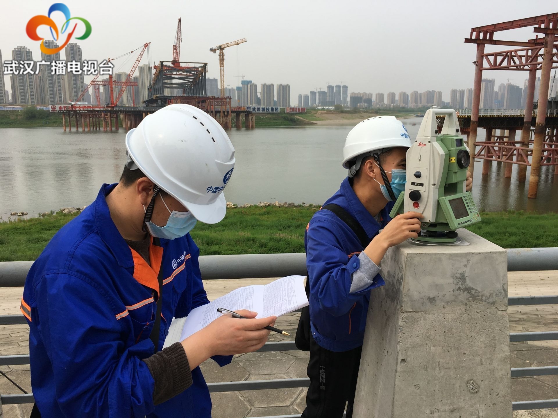 武汉江汉七桥施工进度,武汉桥梁抗疫