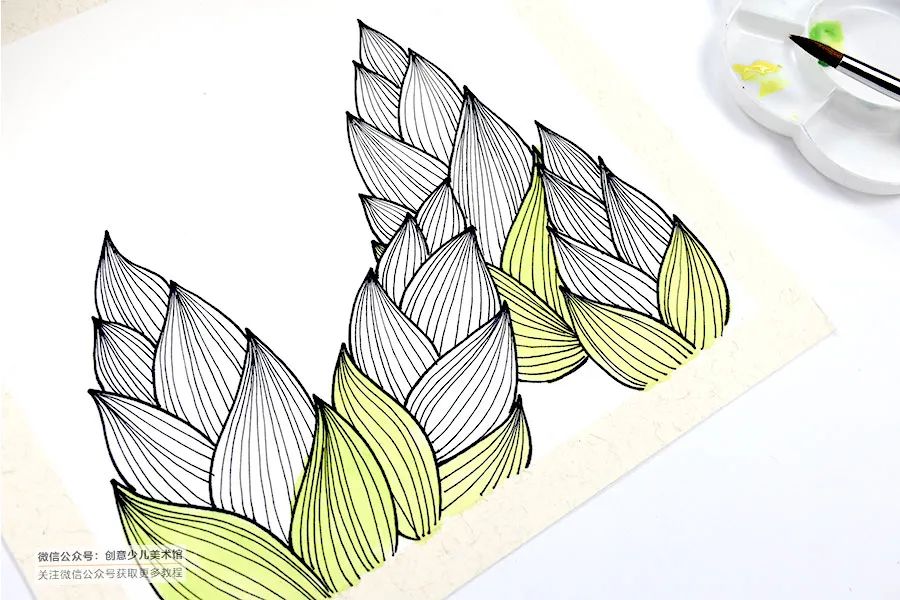 雨后春笋儿童画,儿童画雨后春笋