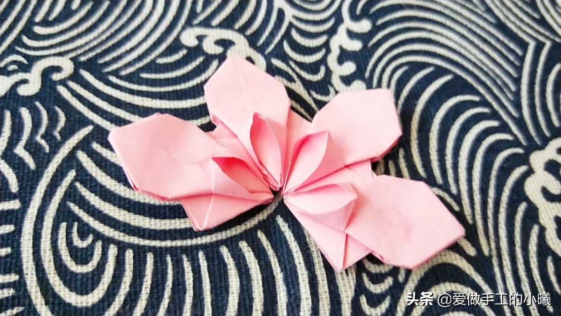 简单漂亮的樱花折纸,折纸樱花教程简单又漂亮