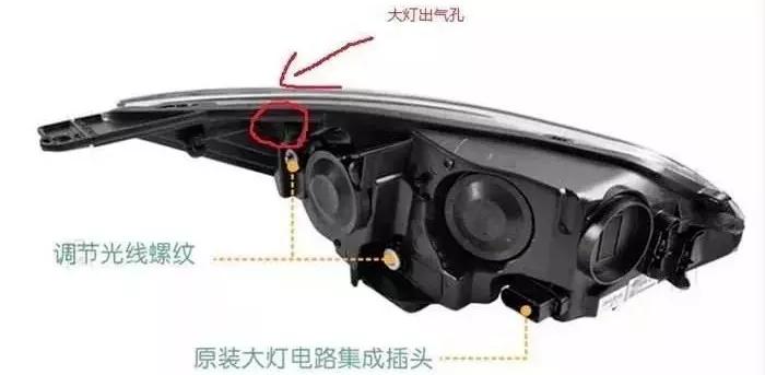 汽车后大灯进水最简单处理方法,大灯起雾和进水售后