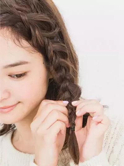 杨紫同款竹节辫,杨紫同款短发编发教程