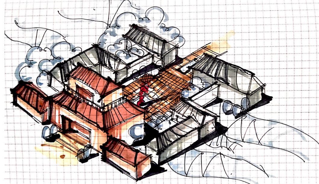 仿古建筑设计步骤图解,仿古建筑设计技巧